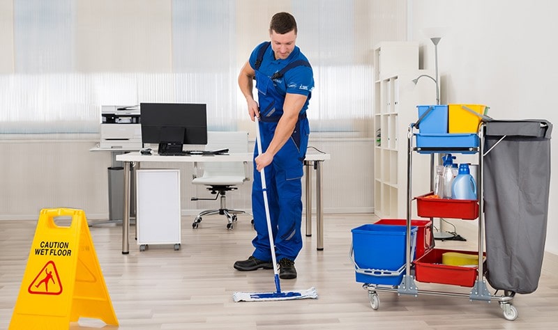 Clean office space