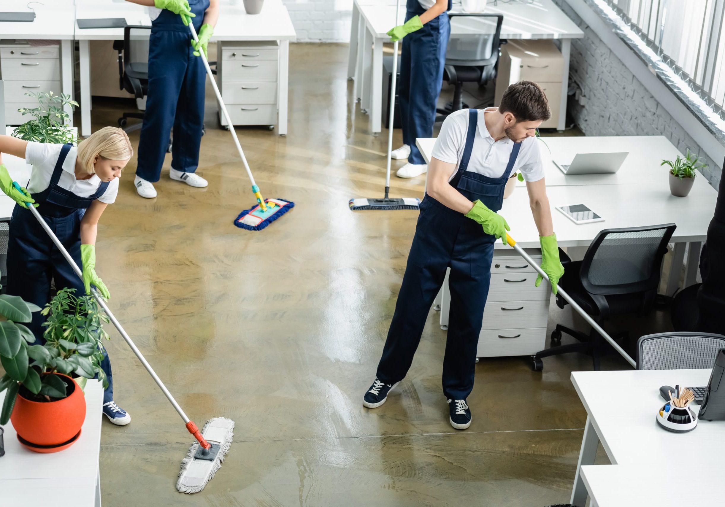 Clean office space